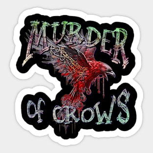 Murder of Crows Sticker